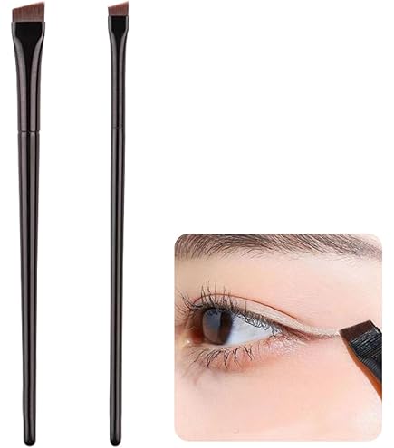 Amazon.co.jp: Doyime アイブロウブラシ アイライナーブラシ (2本
