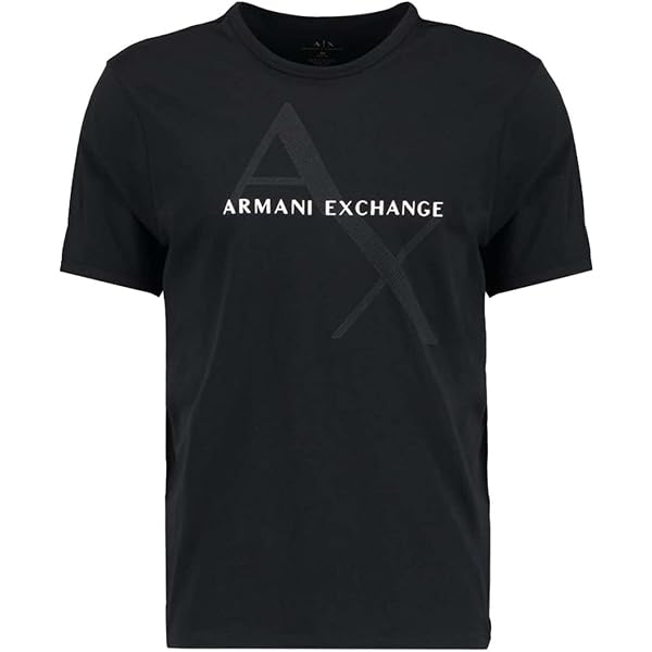 A｜X ARMANI EXCHANGE Men's Regular Fit Ax Box Logo Tee