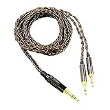 St.espoir 8芯 ヘッドホンケーブル 1.2m ブラウン 2.5mm×2-3.5mm SW-HP20 SW-HP100 SW-HP300 SW-HP10LIVE 他 互換品