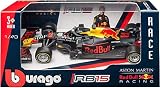 Bburago - 1/43スケールモデル Red Bull Racing RB 15 (2019) # 33 Max Verstappen対応 (マットブルー)