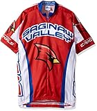 NCAA Saginaw Valley State University Cardinalsサイクリングジャージー、M、レッド