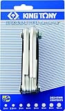 KT Pro Tools 20218MR Chrome 8-Piece Hex Key Set by KT Pro Tools