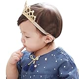 Tonsee ベビー ガールズ ヘッドバンド かわいい クラウン ヘアバンド ストレッチ 髪飾り