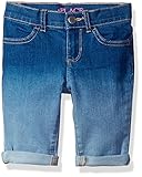 The Children's Place Little Girls' Dip Dye Skimmer Pants Denim 6 [並行輸入品]