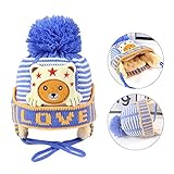 Bonice ニット帽 子供用 かわいい 帽子 暖かい ソフト肌触り 快適柔らかく 柔らか 女の子 男の子 男女兼用 耳保護 防風 防寒対策 お祝いギフト 誕生日 記念日 記念撮影 写真小道具