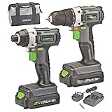 Genesis 20-Volt Lithium-Ion Cordless Drill/Impact Driver Combo Kit (2-Tool) [並行輸入品]
