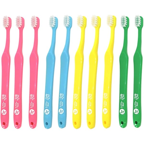 Amazon | 艶白(つやはく) チャイルド 歯ブラシ (3歳～6歳）×10本