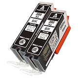 Canon キャノン BCI-380XL(BK/ブラック)【2本セット】【大容量】 最新 互換 インクカートリッジ 《最新型ICチップ搭載・残量表示対応》 380 380XL 380BK 380XLBK 純正と併用可能 (対応機種: PIXUS TS8430 TS8330 TS8230 TS8130 TS7430 TS7330 TS6330 TS6230 TS6130 TR9530 TR8630 TR8630a TR8530 TR7530 TR703 TR703a )【STAR JET製】