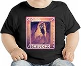 Original Hipster Drinker オーガニックベビーTシャツ 12 - 18 Months
