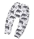(ウォ２U)Woo2u 子供 キッズ 男の子 女の子 可愛い 花柄 春秋 レギンス 寝間着 ボーダー 肌着 パジャマ カジュアル ロング丈パンツ スポーツ 長ズボン 熊 80