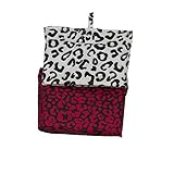 2-Pack Adult Bib - Black and White, Black and Red Animal Print by Frencie Mini Couture