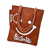 [Bsmile] トートバッグ スマイルバッグ エコバック トートバッグ マイバック 可愛いバック ちょっと出かけバッグ　お散歩バッグ　レディス マザーバッグ マザーズバッグ バック　通勤　通学 (ブ