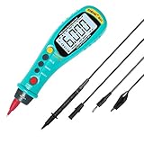 DC 非接触型 検電器 ペン型 音光式 デジタルマルチメーター NCV感度指示 懐中電灯機能 電圧 電流 測定 電池式 携帯便利 4点セット 緑