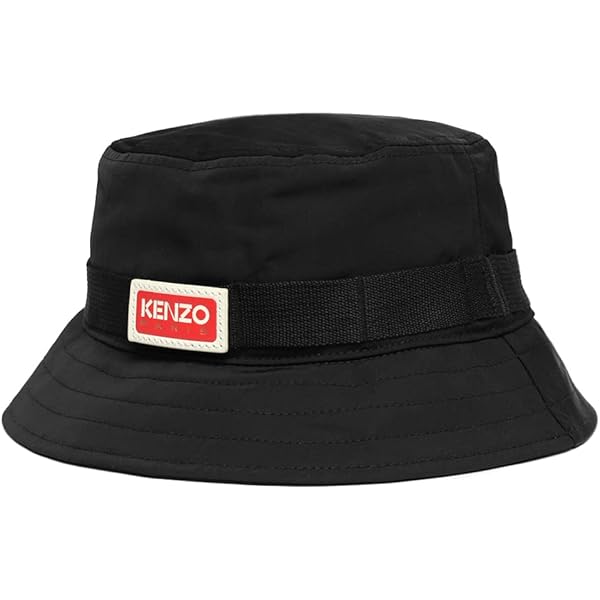 Amazon | [ケンゾー] バケットハット Mサイズ ブラック BLACK