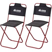 【新品未使用品】LOGOS トレックチェア背付き レッド【2個セット】 Amazon.co.jp: 【2個セット】LOGOS 7075トレックチェア 背付