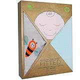 YourEcoFamily Muslin Fitted Crib Sheet - Certified Organic Cotton - Pre-Washed Softest Mattress Shee