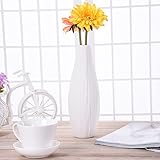 花を生けやすい 白い陶磁器花瓶 部屋　飾り　最適　お客様の求めに応じる　3スタイル選べる