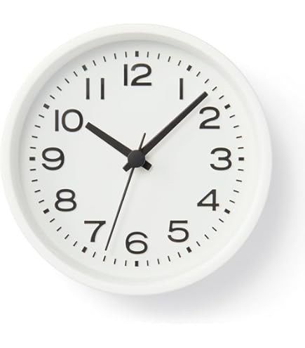 Amazon.co.jp: 無印良品 アナログ時計・大 掛時計・ブナ材ナチュラル