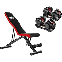 Amazon | 商品 トレーニングベンチ＋可変式 ダンベル 40kg