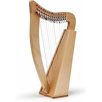 ハープ/リュートハープ/竪琴 GINZA JUJIYA Chris Harp (ライラック) 15弦レバーハープ ひざ