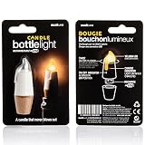 サックUK Candle Bottlelight – Never Blowsアウト – イエローLED W/グローまたはFlickerモード