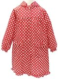 サンマルコ レインコート ミニーマウス水玉総柄 120cm レッド