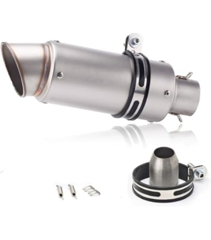 Amazon | CB250 セニア マフラー 2-1 スリム管 メッキ バーテックス