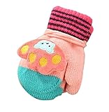 文字列と冬のギフト手袋のためのベビー手袋[フットプリント]