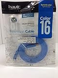 Flat Printer Cable 6ft(1.8m), Light Blue [並行輸入品]