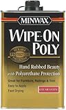 Minwax 60910 Wipe-On Poly Polyurethane Finish Clear Satin, Quart [並行輸入品]