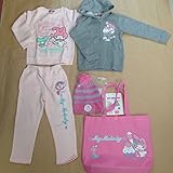 新品 サンリオ マイメロディ 120cm ５点セット 裏起毛 スウェット上下 パーカー ニット帽 バッグ トレーナー