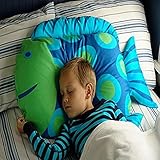 ブルーフィッシュの装飾的な漫画の動物の赤ちゃん子供の枕柔らかいぬいぐるみ