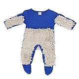 Domybestベビー服 新生児カバーオール 秋冬 寝具 男の子 女の子 おかしいモップ服 0-24ヶ月に適し 出産祝い 柔らかく快適 強い弾力性