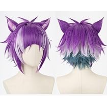 Amazon.co.jp: ツイステ チェーニャ チェシャ猫 コスプレウィッグ : ホビー