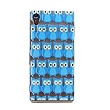 UNEXTATI Xperia Z3 ケース 高級 TPU ハードカバー 超薄型ケース カバー 衝撃吸収 全面保護 脱着簡単 クリア 透明 Sony Xperia Z3カバー Cover (P6 ブル