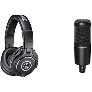 【セット買い】audio-technica プロフェッショナルモニターヘッドホン ATH-M40x ブラック & aud…