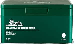 [VT COSMETICS] Cica Daily Soothing Mask 30ea / CICAデイリースージングマスク (30枚入り) [並行輸入品]