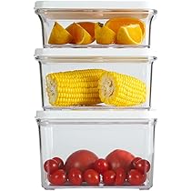 Amazon.co.jp: BelleLife 真空保存容器 3個セット 食品真空保管