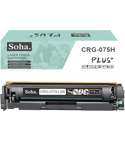 Amazon.co.jp: 【Amazon.co.jp限定】Canon（キヤノン）用 CRG-075blk