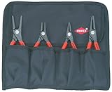 KNIPEX 00 19 57 CIRCLIP PLIER SET, IN ROLL [並行輸入品]