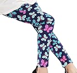 Plus Nao(プラスナオ) レギンス スパッツ ボトムス 10分丈 キッズ 子供 服 子ども こども 女の子 女児 動きやすい カジュアル 花柄 フラワ 120 E