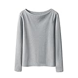 無地の女性の長袖の緩い綿の秋と冬のブラウス ( 色 : A , サイズ さいず : S s )