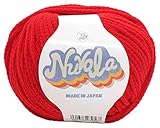 パピー ヌーボラ 毛糸 並太 Col.406 レッド 系 50g 約111m 4玉セット 029