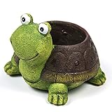 Kooyi 多肉植物 鉢 プランター インテリア 置物 かわいい プレゼント ギフト DIY 飾り 幸運を呼ぶカメ（Ⅱ）
