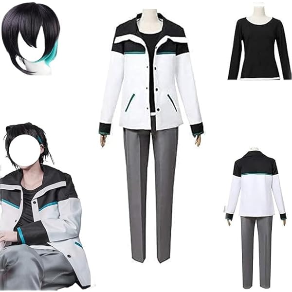 S.K様 にじさんじ 黛灰 コスプレ 衣装 ウィッグ まとめ買い S.K様 にじさんじ 黛灰 コスプレ 衣装 ウィッグ まとめ買い Amazon.co