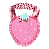 イチゴ×ギンガムチェックパイルスタイ チェリーピンク F