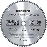 Concord Blades ACB1200T080HP 12-Inch 80 Teeth TCT Non-Ferrous Metal Saw Blade [並行輸入品]