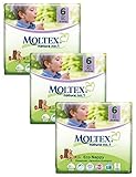 3 Packs of Moltex Nature No.1 Nappies XL (Size 6) by Moltex Nature No.1