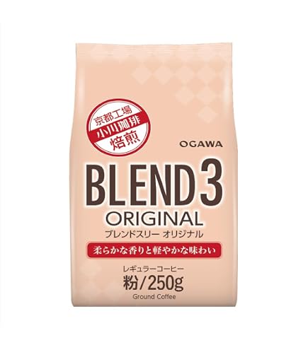 Amazon.co.jp: 小川珈琲店 ブレンド3 モカブレンド 粉 250g ×2個