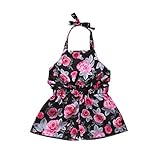 PER ベビー服 ロンパースカバーオール スリング　綿100% 花柄　可愛い　女の子 連体服 (1Y)